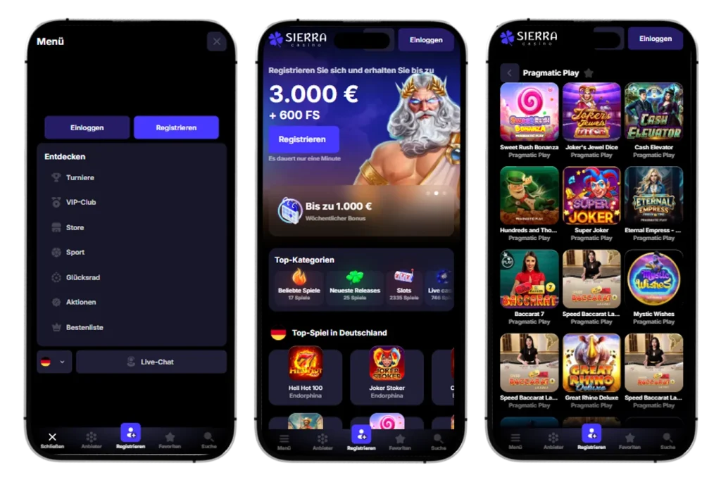 Sierra Casino app