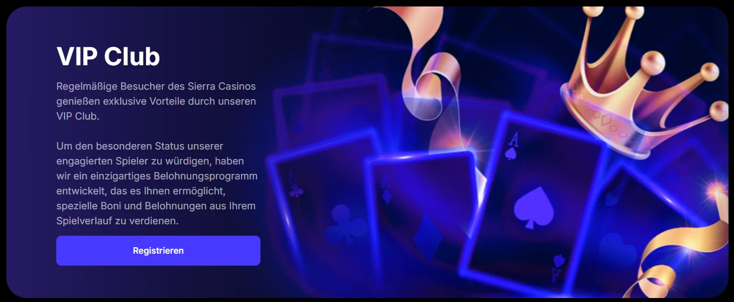 Sierra Casino VIP-Programm